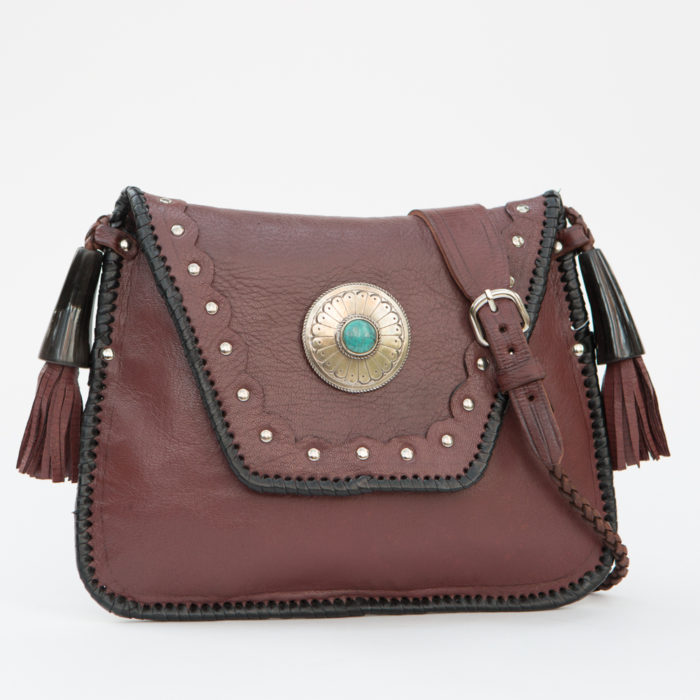 Western Shoulder bag T-1355-BRN main image 1